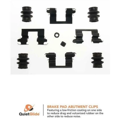 Rear Disc Hardware Kit by CARLSON - H5755Q pa4