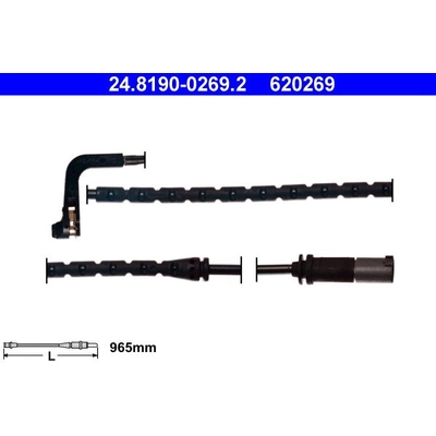 ATE - 607169 - Brake Pad Wear Warning Contract pa1