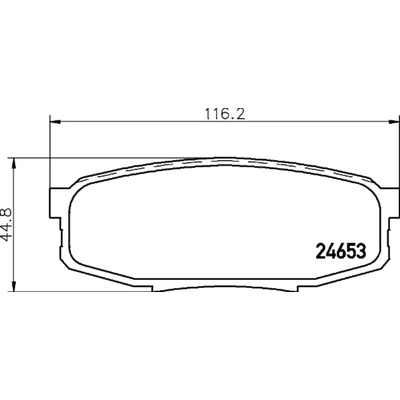 HELLA PAGID - 355034361 - Disc Brake Pad Set pa2