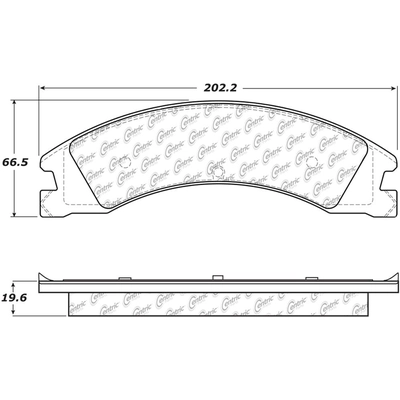 Rear High Performance Pads by CENTRIC PARTS - 306.13300 pa1