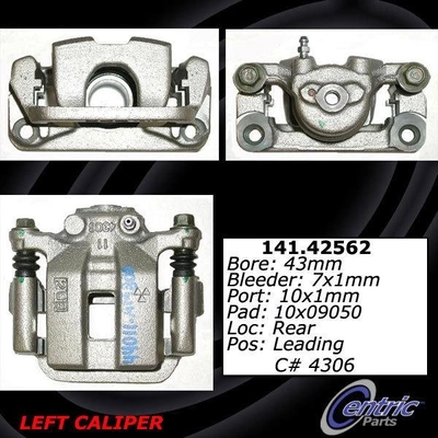 Étrier arrière gauche reconditionné avec matériel by CENTRIC PARTS - 141.42562 pa9