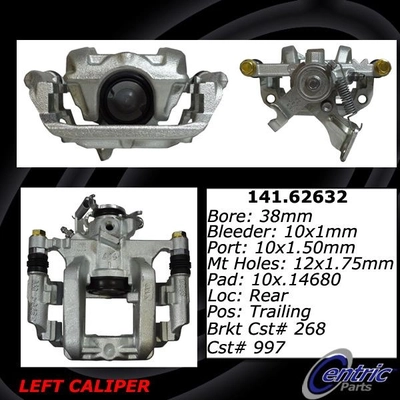 Étrier arrière gauche reconditionné avec matériel by CENTRIC PARTS - 141.62632 pa2