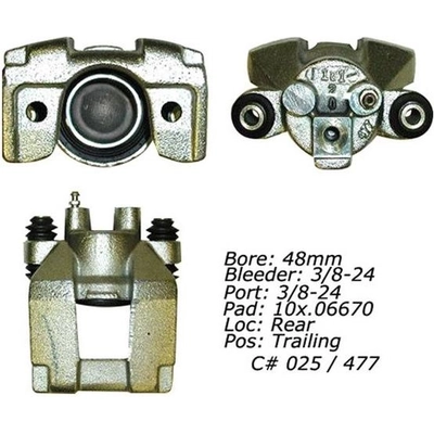 Étrier arrière gauche reconditionné avec matériel by CENTRIC PARTS - 141.65504 pa14