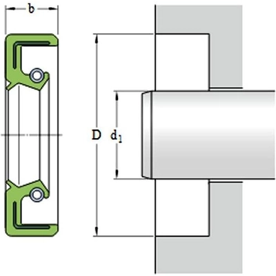 Joint principal arrière by SKF - 35409 pa5