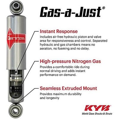 KYB - KG5507 - Rear Mono-Tube Gas Pressurized pa6