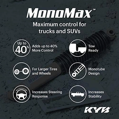 Rear Monomax High Performance Mono-Tube GS by KYB - 565059 pa6