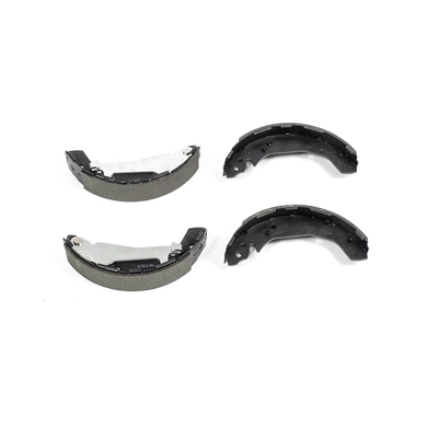 Rear New Brake Shoes by POWER STOP - B800 pa1