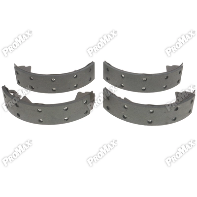 Rear New Brake Shoes by PROMAX - 12-636R pa1