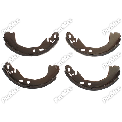 Rear New Brake Shoes by PROMAX - 12-636R pa2