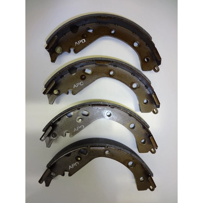 Rear New Brake Shoes by PROMAX - 12-802 pa1