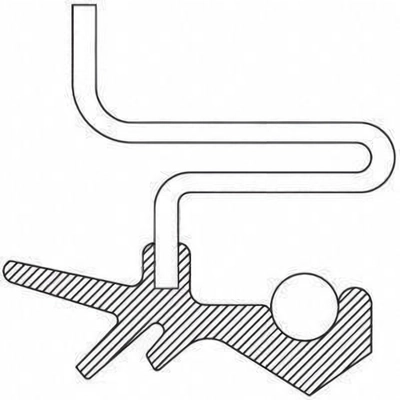 Joint d'arbre de sortie arrière by NATIONAL OIL SEALS - 710661 pa2