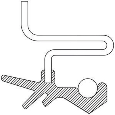 Joint d'arbre de sortie arrière by NATIONAL OIL SEALS - 710661 pa6