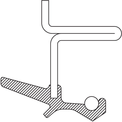 Rear Output Shaft Seal by NATIONAL OIL SEALS - 710694 pa2