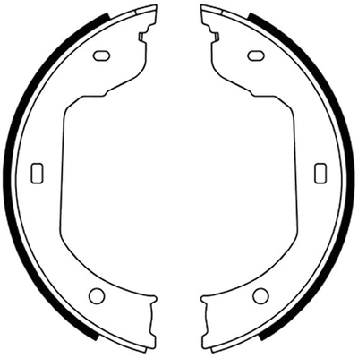 ATE - 650419 - Parking Brake Shoe Set pa1