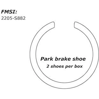 Patins de frein de stationnement arrière by CENTRIC PARTS - 111.08820 pa4