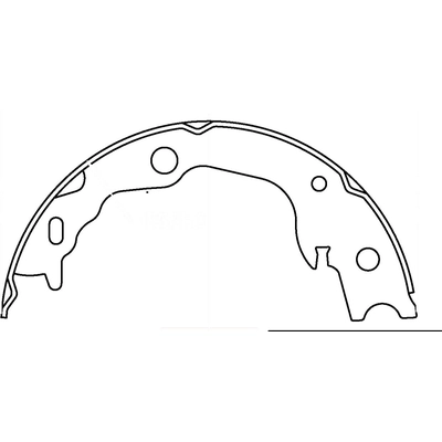 Patins de frein de stationnement arrière by CENTRIC PARTS - 111.10240 pa3