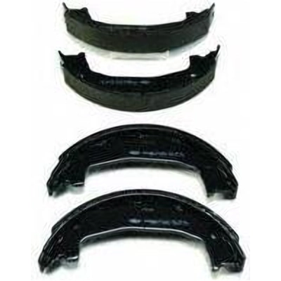 Rear Parking Brake Shoes by HELLA PAGID - 355050391 pa4