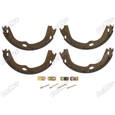 Rear Parking Brake Shoes by PROMAX - 12-1040 pa2