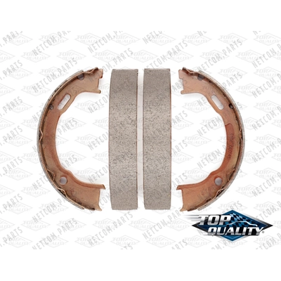 Rear Parking Brake Shoes by TOP QUALITY - NB-745B pa2