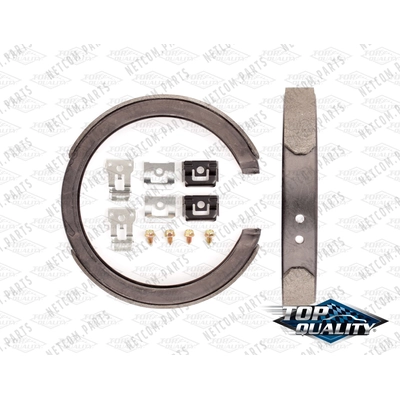 Rear Parking Brake Shoes by TOP QUALITY - NB-784B pa1