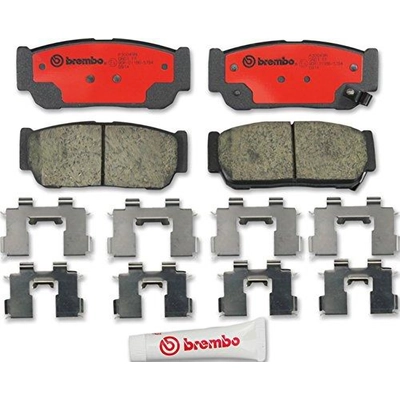 Plaquettes de frein arrière en céramique qualité supérieur by BREMBO - P30049N pa6