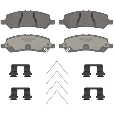 WAGNER - OEX1647 - OEX Disc Brake Pad Set pa1