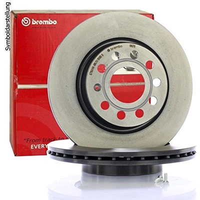 Rear Premium Rotor by BREMBO - 08.N123.11 (1 Qty) pa6