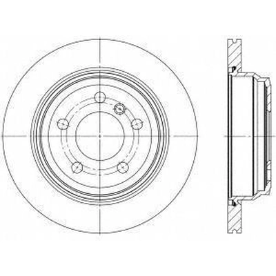 Disque de frein arrière de qualité supérieur by CENTRIC PARTS - 125.34150 pa3