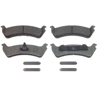 Rear Premium Semi Metallic Pads by WAGNER - MX667A pa4