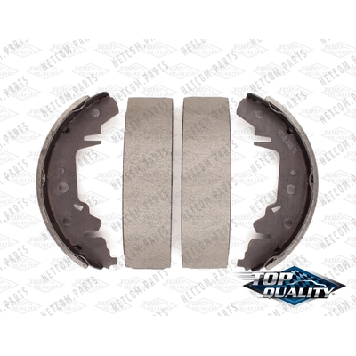 Rear Rebuilt Brake Shoes by TOP QUALITY - NB-714B pa1