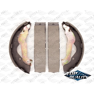 Rear Rebuilt Brake Shoes by TOP QUALITY - NB-715B pa1