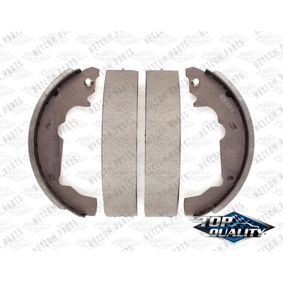 Rear Rebuilt Brake Shoes by TOP QUALITY - NB-729B pa1