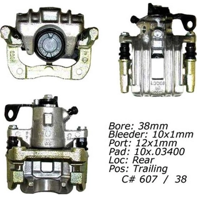 Rear Right Rebuilt Caliper With Hardware by CENTRIC PARTS - 141.33555 pa17