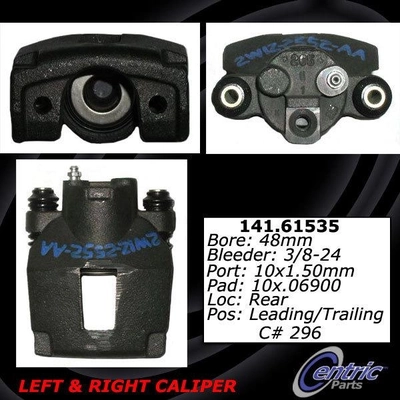 Rear Right Rebuilt Caliper With Hardware by CENTRIC PARTS - 141.61535 pa2