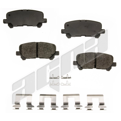 AGNA BRAKES - ALD1281M - Rear Semi Metallic Pads pa1