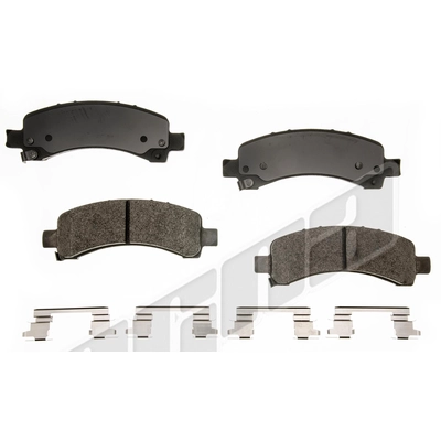 Rear Semi Metallic Pads by AGNA BRAKES - ALD974AM pa1