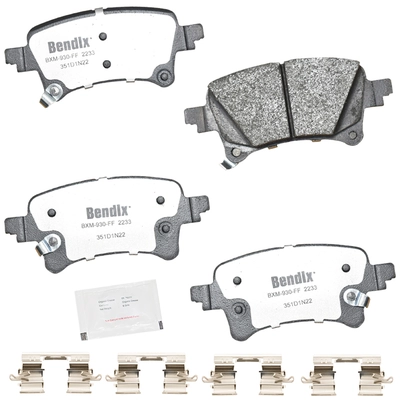 BENDIX - MKD2233FM - Semi-Metallic Rear Disc Brake Pads pa1