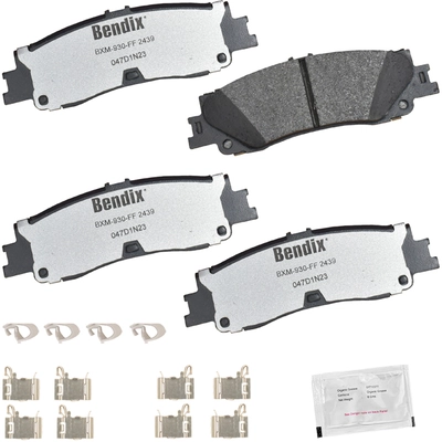 BENDIX - MKD2439FM - Semi-Metallic Rear Disc Brake Pads pa1