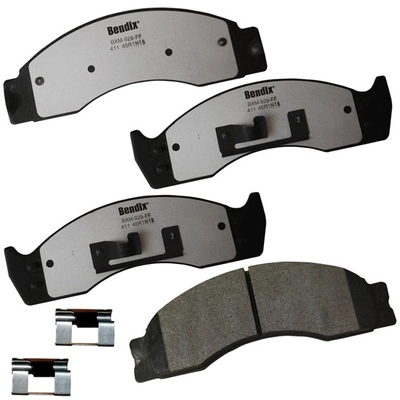 BENDIX - MKD411FM - Semi-Metallic Rear Disc Brake Pads pa1