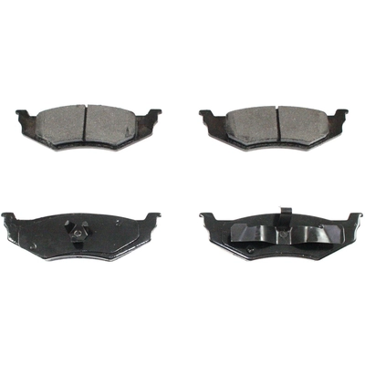 Rear Semi Metallic Pads by DURAGO - BP658MS pa1