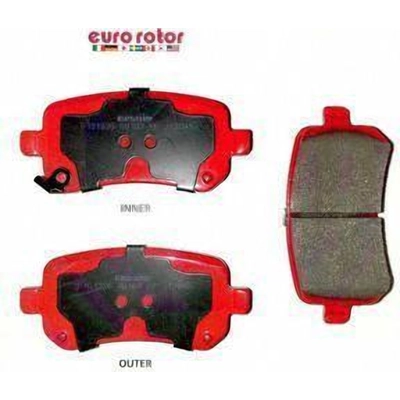 EUROROTOR - F1D1326H - Rear Semi Metallic Pads pa3