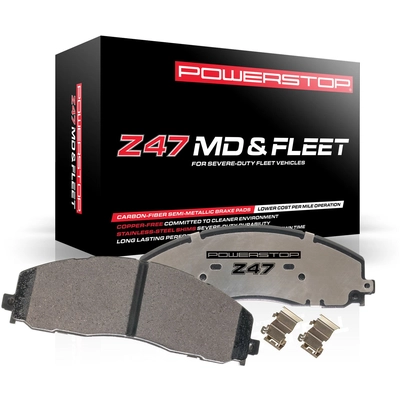 Rear Semi Metallic Pads by POWER STOP - Z47-1565 pa2