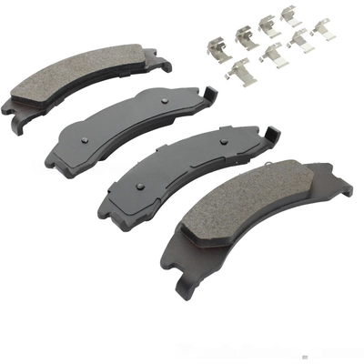 Rear Semi Metallic Pads by QUALITY-BUILT - 1002-1329AM pa1