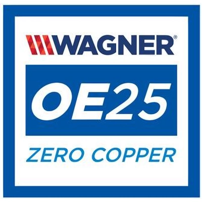 Rear Semi Metallic Pads by WAGNER - ZX1656 pa6