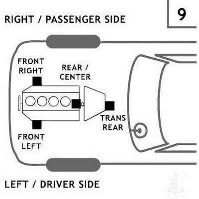 Rear Transmission Mount by ANCHOR - 9560 pa12