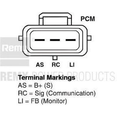 Alternateur reconditionné by REMY - 12862 pa3