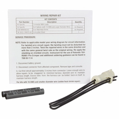 Seat Belt Connector by MOTORCRAFT - WPT1153 pa1