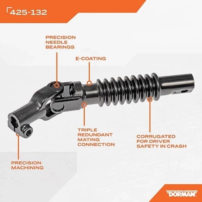 Steering Shaft by DORMAN (OE SOLUTIONS) - 425-132 pa3