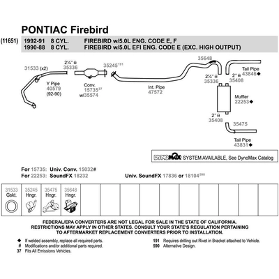 WALKER USA - 43846 - Tail Pipe pa8