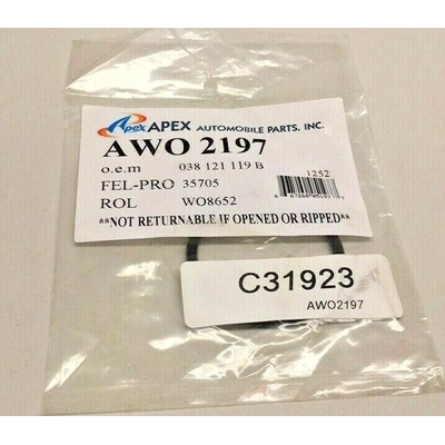 Thermostat Gasket by APEX AUTOMOBILE PARTS - AWO2197 pa2